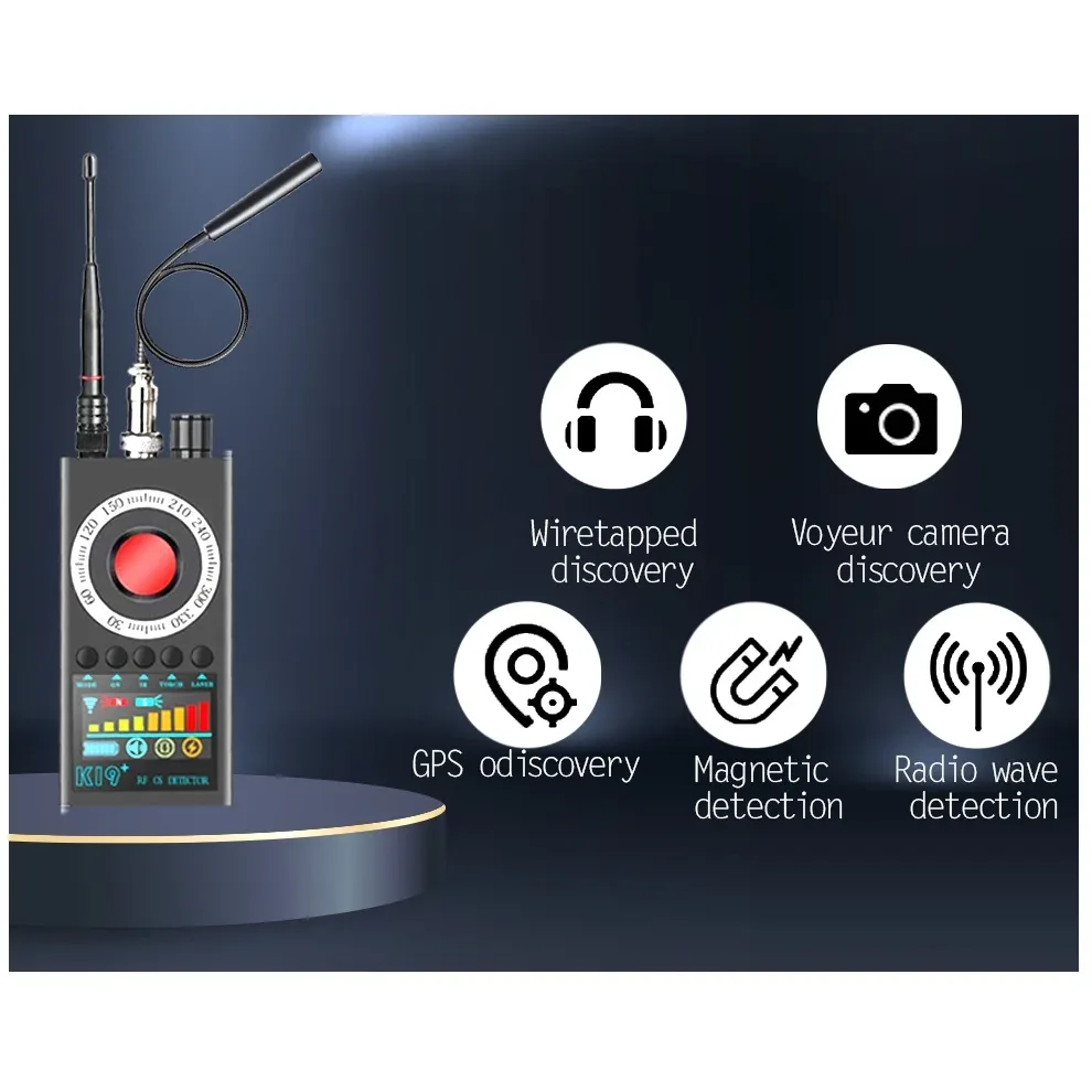Détecteur K19+ de caméras cachées, signaux RF et traceurs GPS slide 6