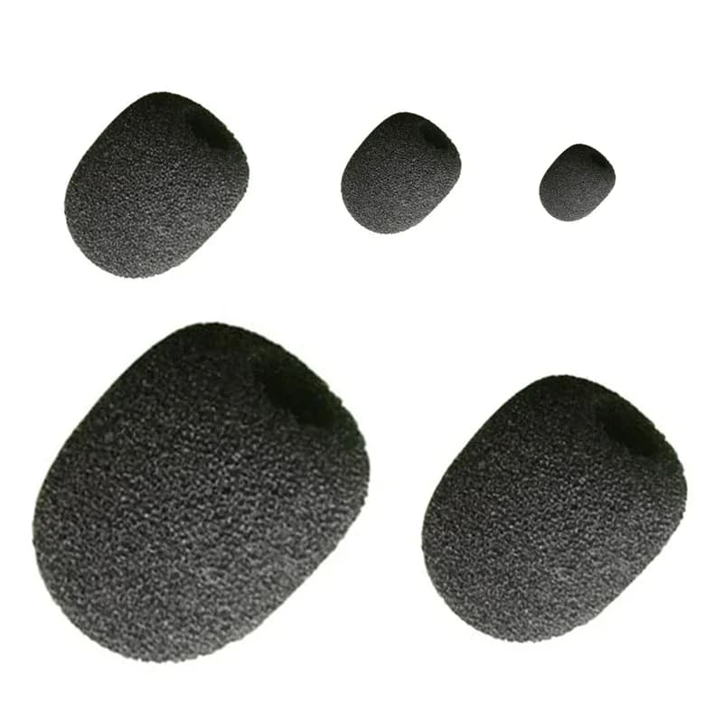 Lot de 10 bonnettes en mousse pour microphone à col de cygne slide 3