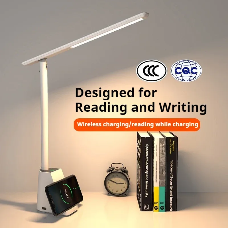 Lampe de bureau LED intelligente 15W avec chargeur sans fil et protection oculaire slide 3