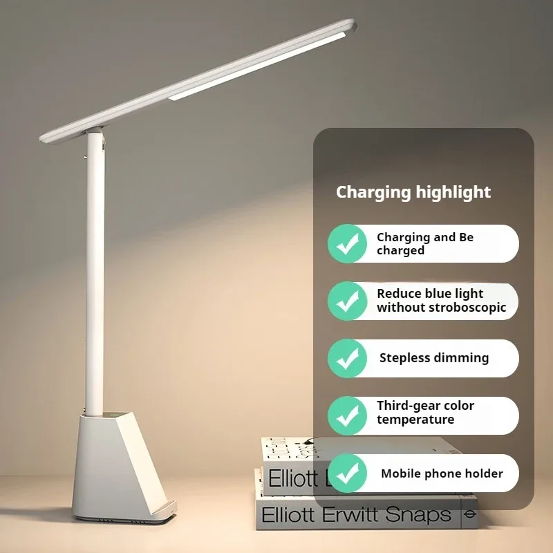 Lampe de bureau LED intelligente 15W avec chargeur sans fil et protection oculaire slide 7
