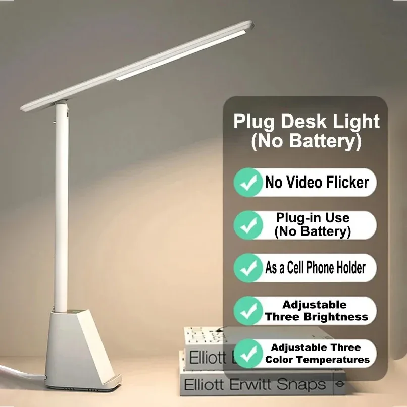 Lampe de bureau LED intelligente 15W avec chargeur sans fil et protection oculaire slide 8