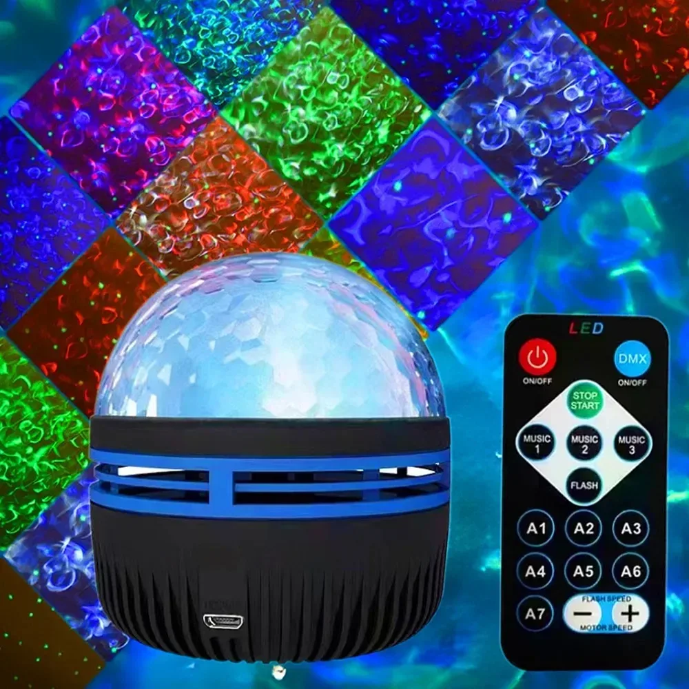 Projecteur Galaxie Aurora et Veilleuse LED Rotative avec Télécommande slide 2