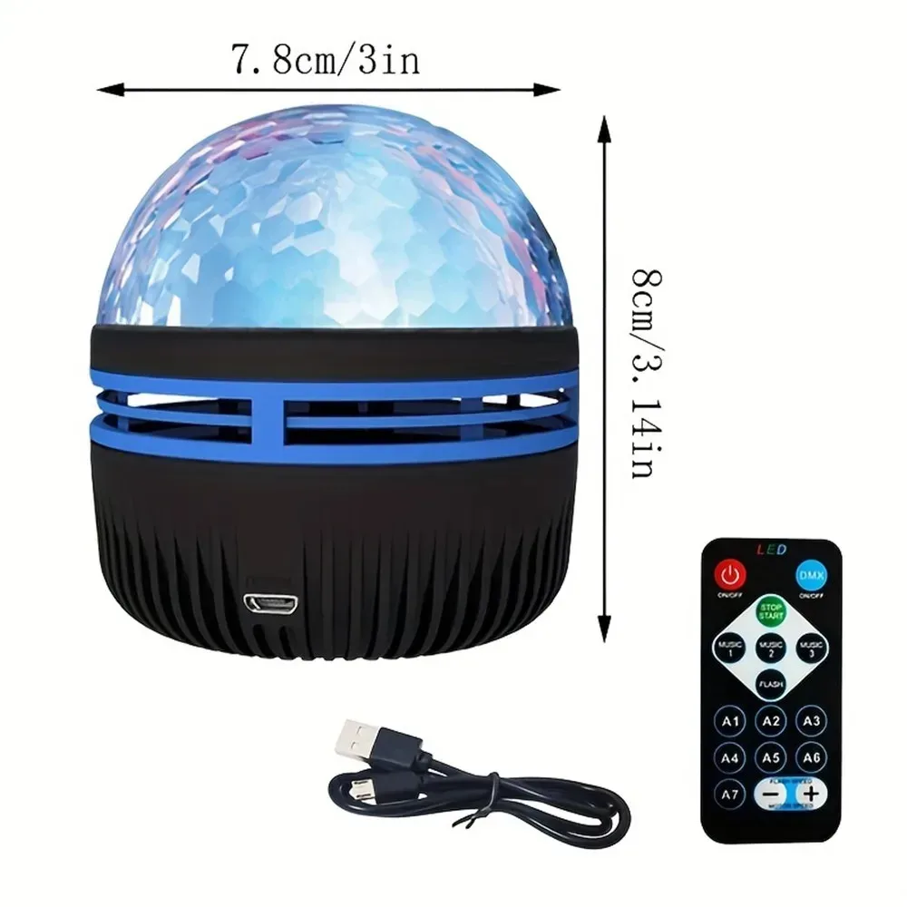 Projecteur Galaxie Aurora et Veilleuse LED Rotative avec Télécommande slide 6