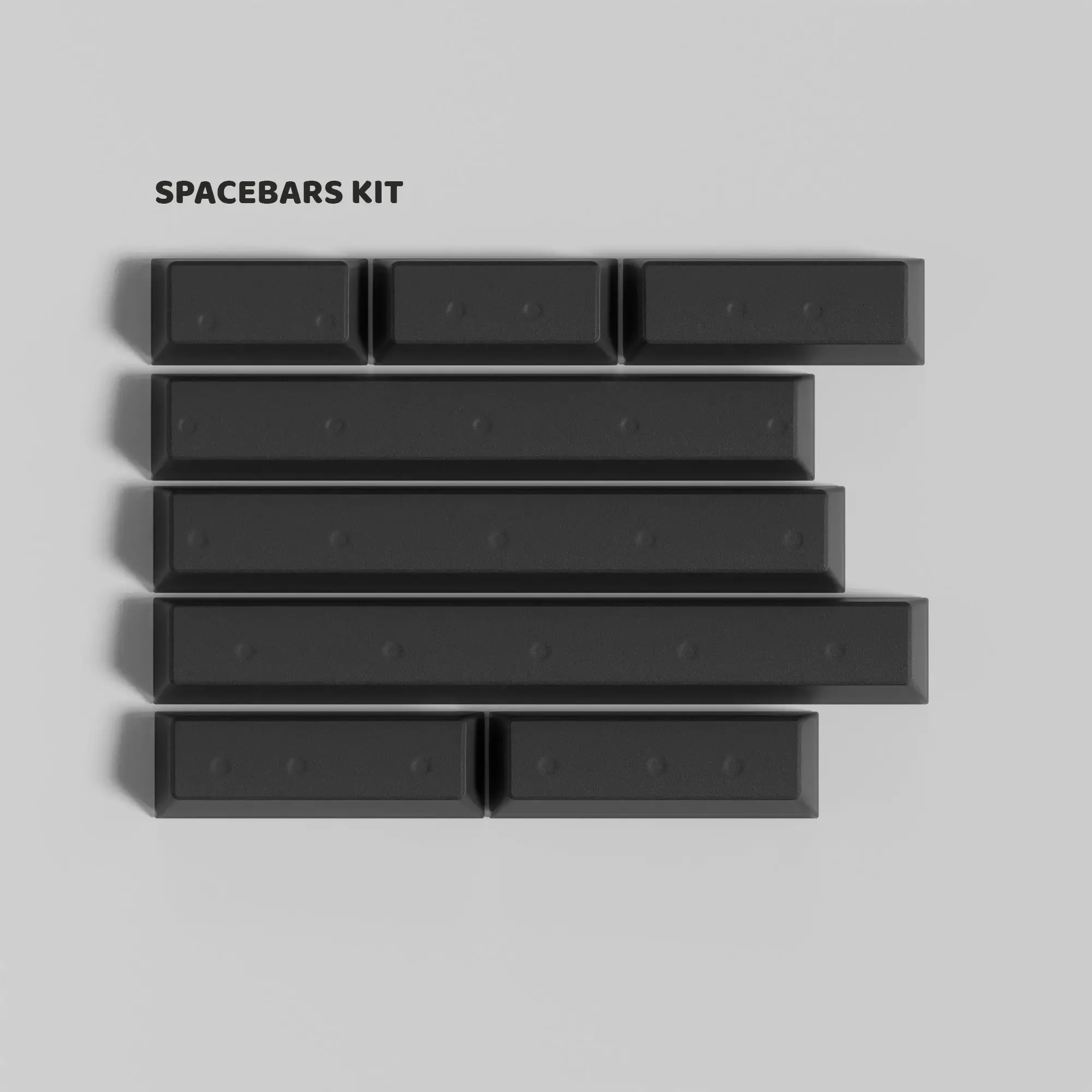 PBTfans Neon - Set de touches ABS Doubleshot (Style MX) - Kit International, Pavé numérique et Barre d'espace slide 7