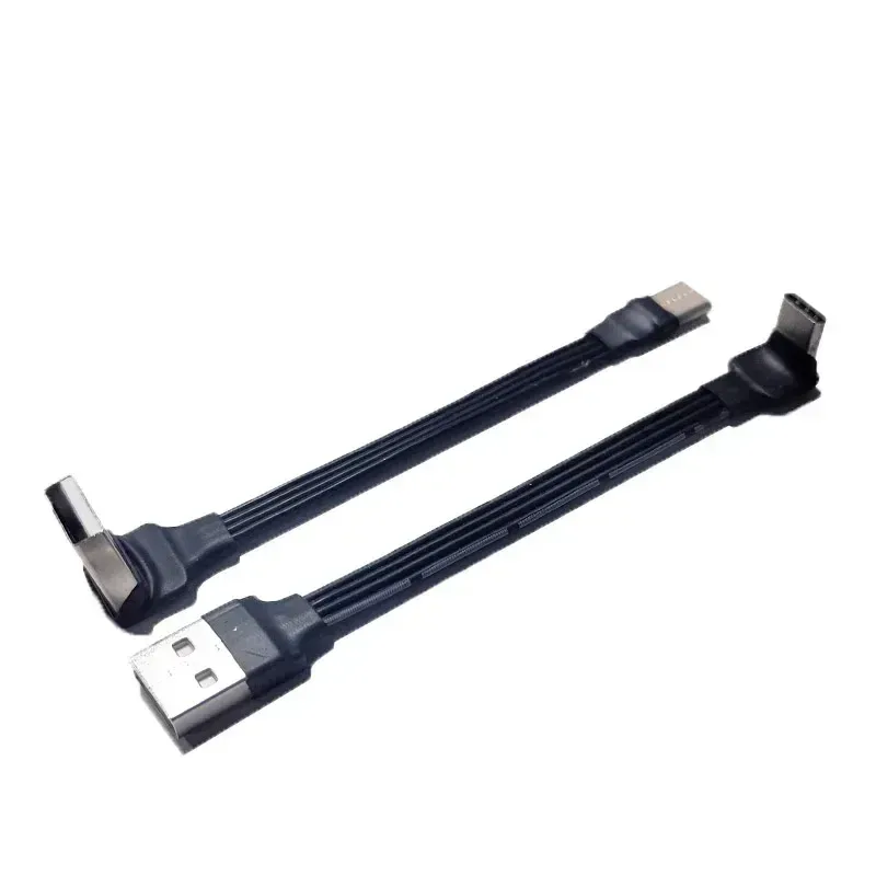 Câble USB vers USB-C ultra-fin en silicone flexible - Angle 90° - USB 2.0 slide 4