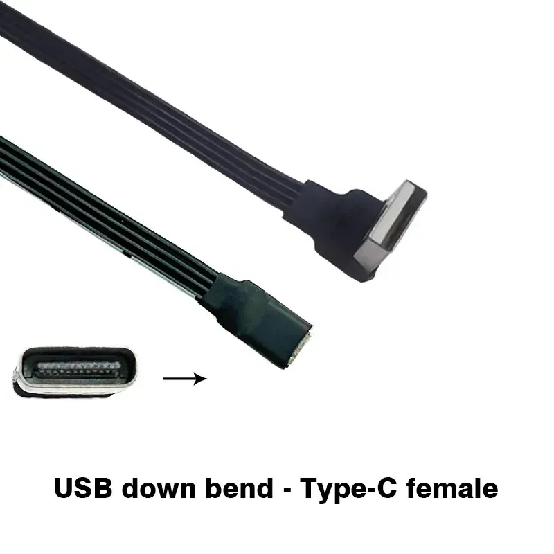 Câble USB vers USB-C ultra-fin en silicone flexible - Angle 90° - USB 2.0 slide 15