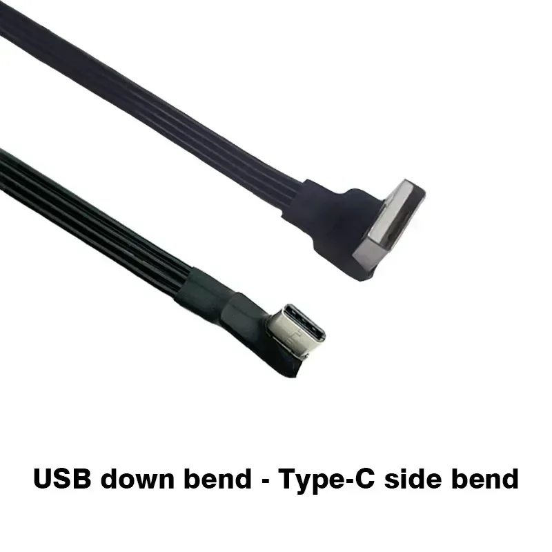 Câble USB vers USB-C ultra-fin en silicone flexible - Angle 90° - USB 2.0 slide 16