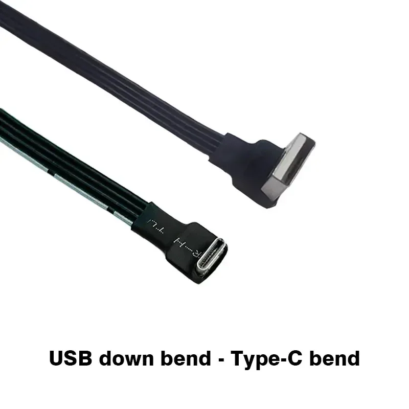 Câble USB vers USB-C ultra-fin en silicone flexible - Angle 90° - USB 2.0 slide 12