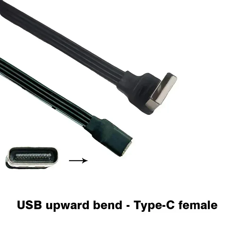 Câble USB vers USB-C ultra-fin en silicone flexible - Angle 90° - USB 2.0 slide 10