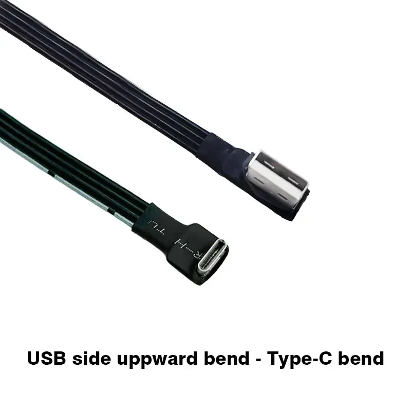 Câble USB vers USB-C ultra-fin en silicone flexible - Angle 90° - USB 2.0 slide 13