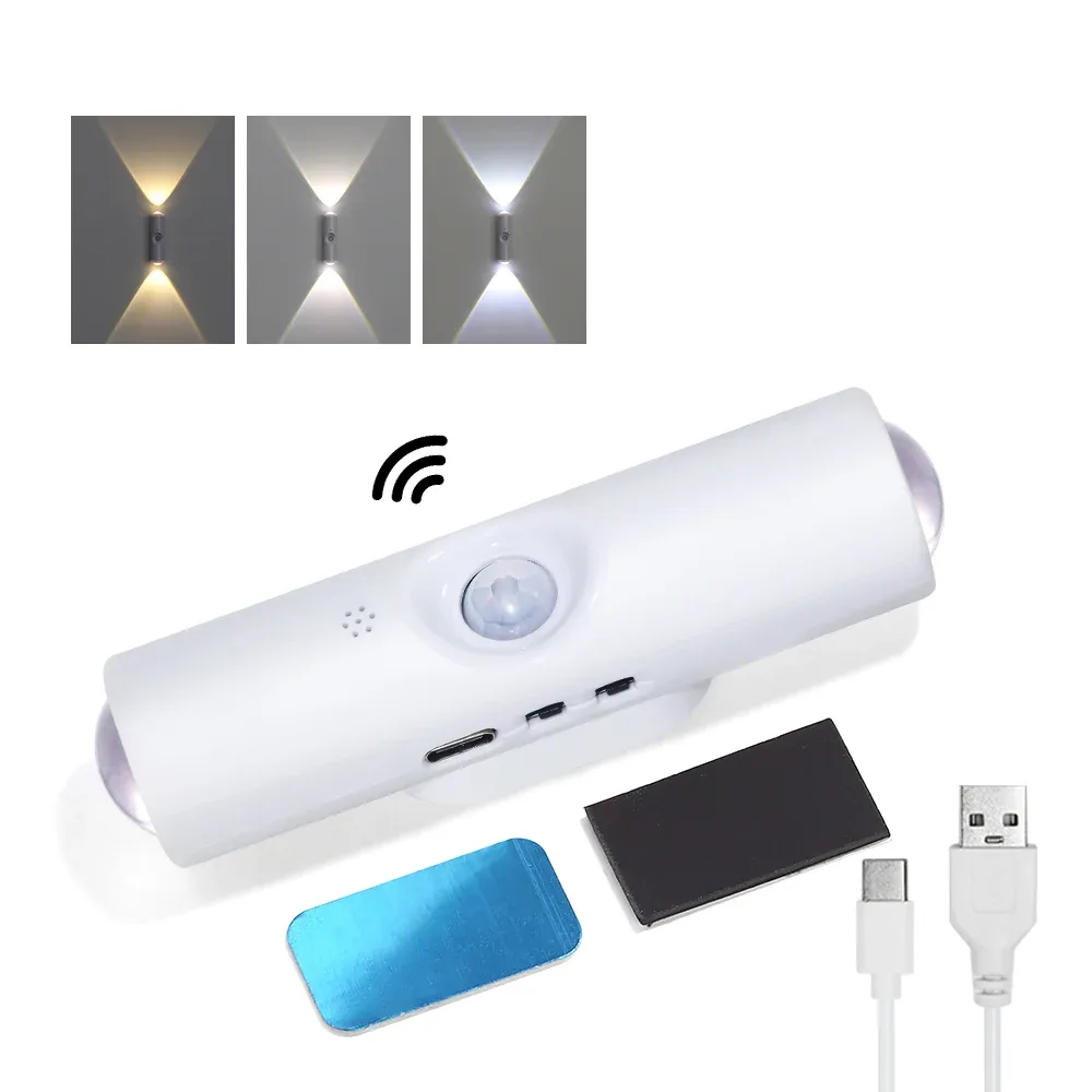 Veilleuse LED RGB avec Détecteur de Mouvement, Rechargeable USB slide 7