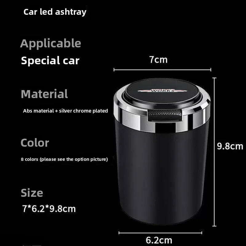 Cendrier de voiture avec éclairage LED pour MINI Cooper, JCW, Countryman et Clubman slide 6