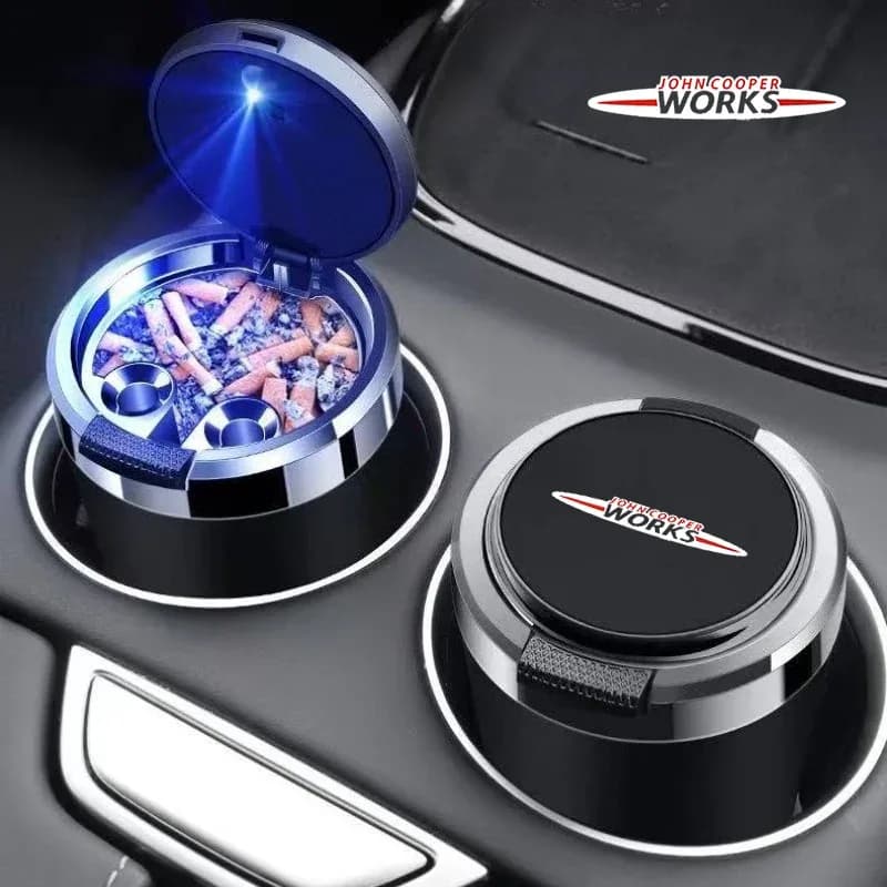 Cendrier de voiture avec éclairage LED pour MINI Cooper, JCW, Countryman et Clubman