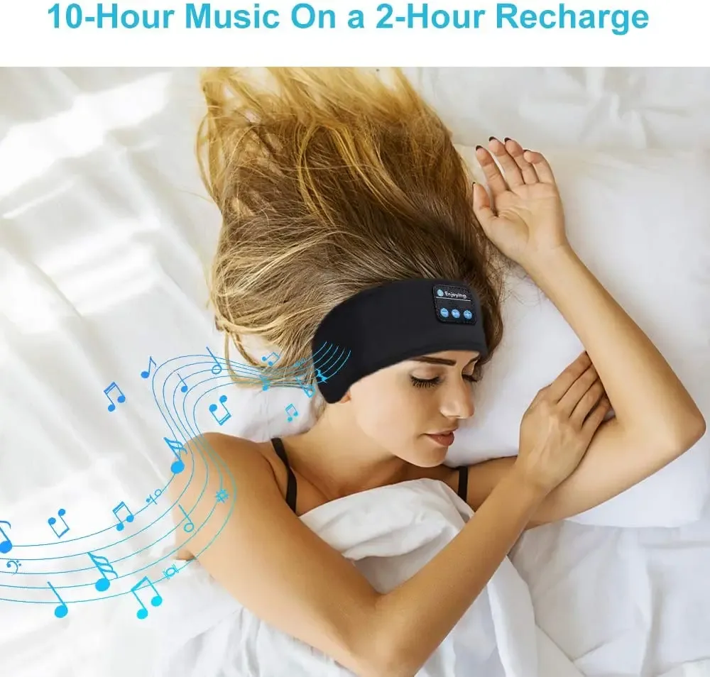 Bandeau de sommeil avec écouteurs Bluetooth intégrés - Image 3