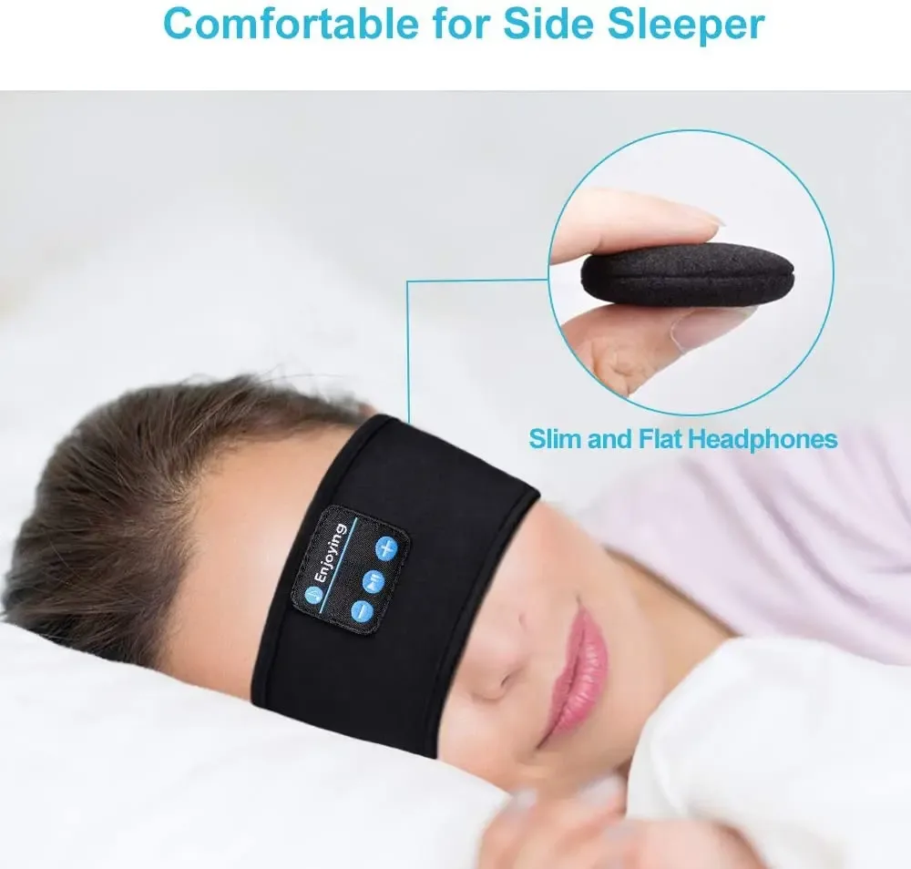 Bandeau de sommeil avec écouteurs Bluetooth intégrés - Image 4