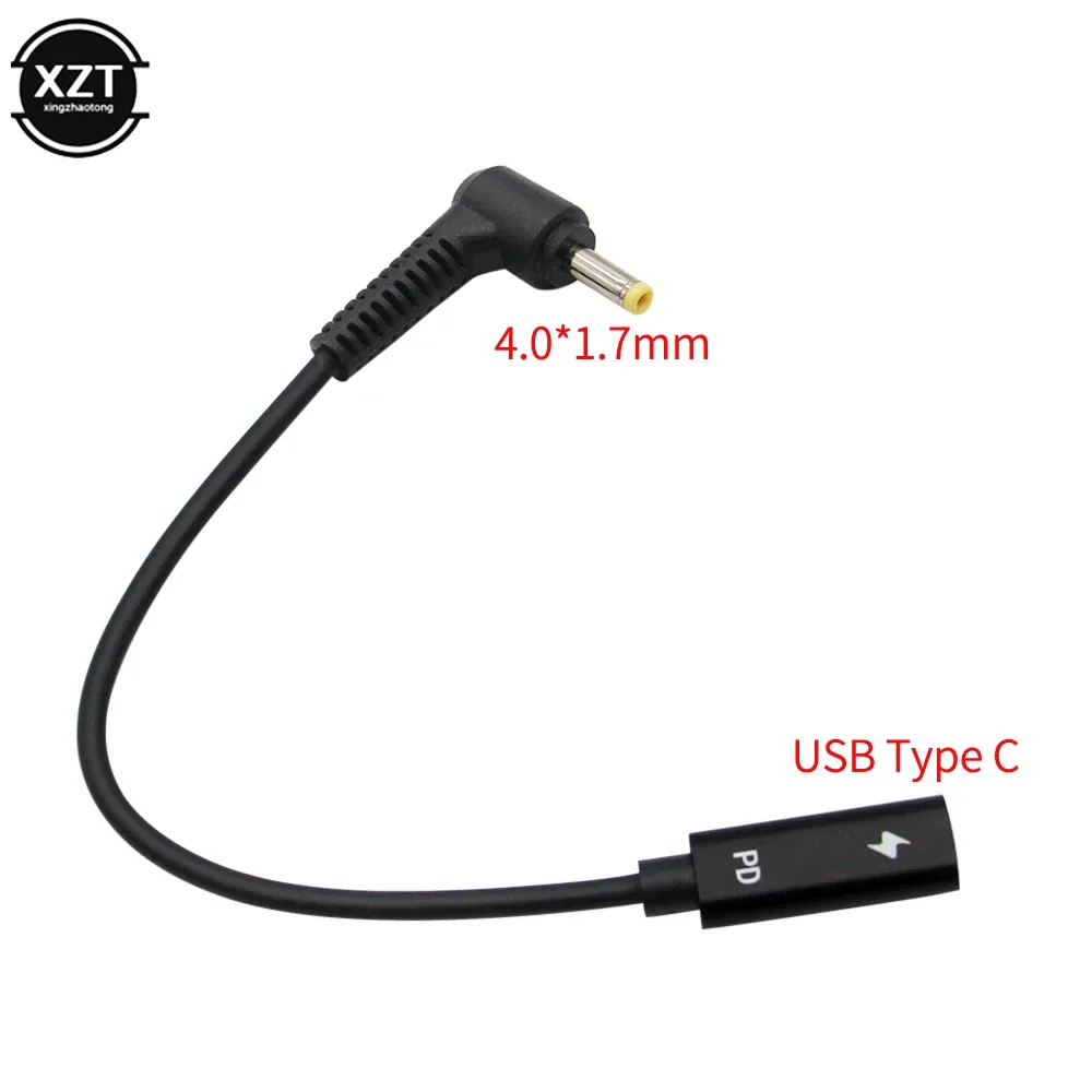 Câble adaptateur d'alimentation USB-C femelle vers connecteurs DC Jack pour ordinateurs portables Asus, Dell et HP - Image 6