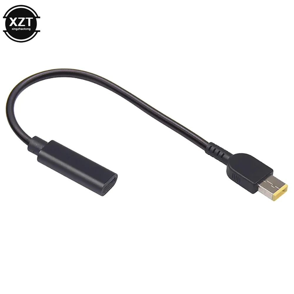 Câble adaptateur d'alimentation USB-C femelle vers connecteurs DC Jack pour ordinateurs portables Asus, Dell et HP slide 7
