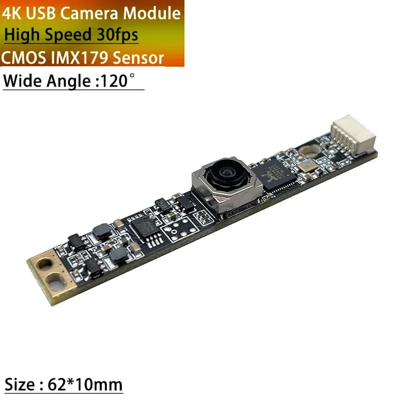 Module Caméra USB 4K 8MP Autofocus Grand Angle 120° (Capteur IMX179) - Image 1