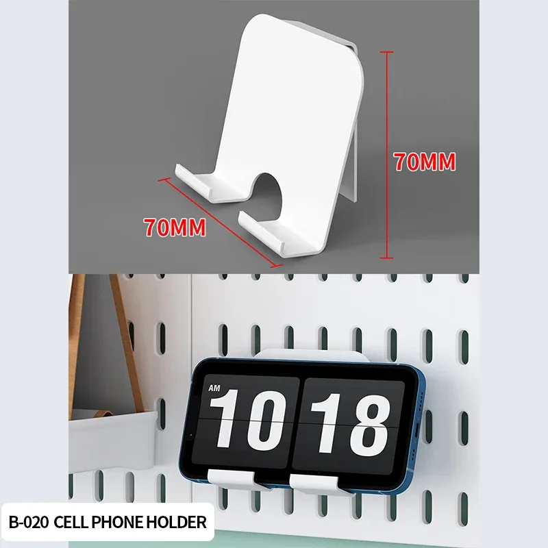 Organisateur de bureau Pegboard avec accessoires - Support à poser sans perçage slide 29