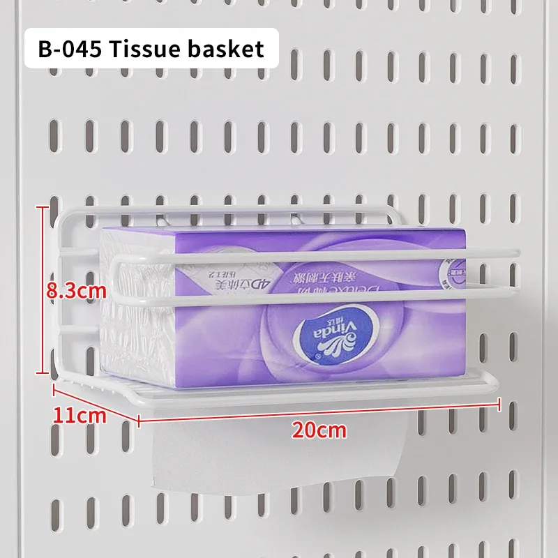 Organisateur de bureau Pegboard avec accessoires - Support à poser sans perçage slide 16