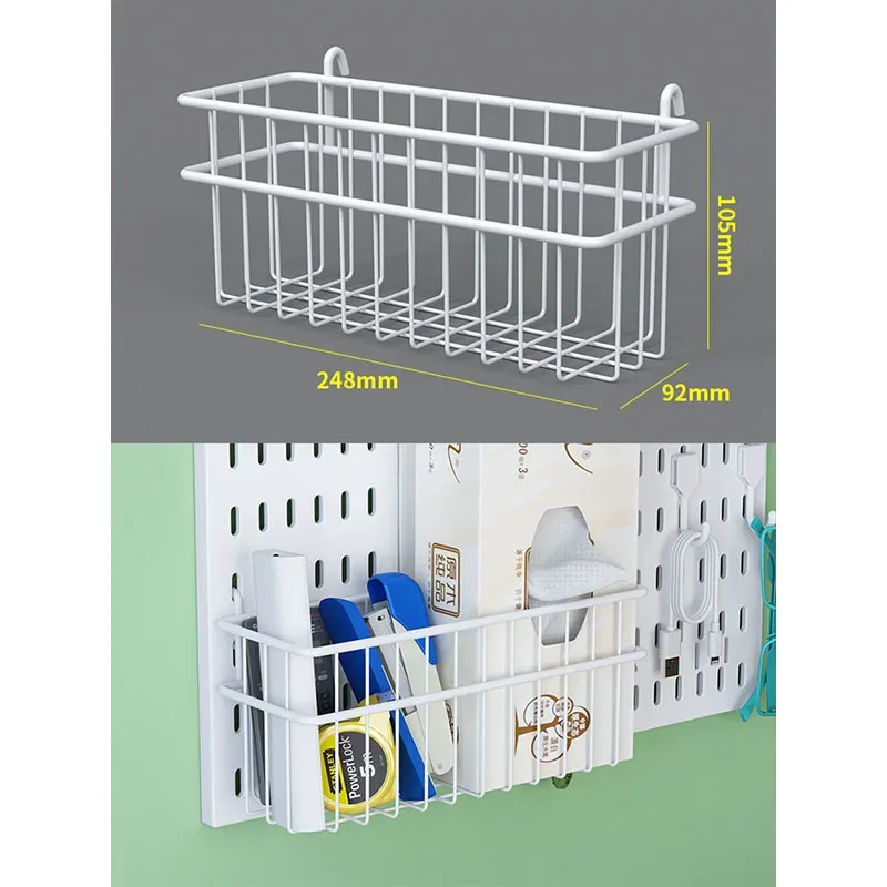 Organisateur de bureau Pegboard avec accessoires - Support à poser sans perçage slide 17