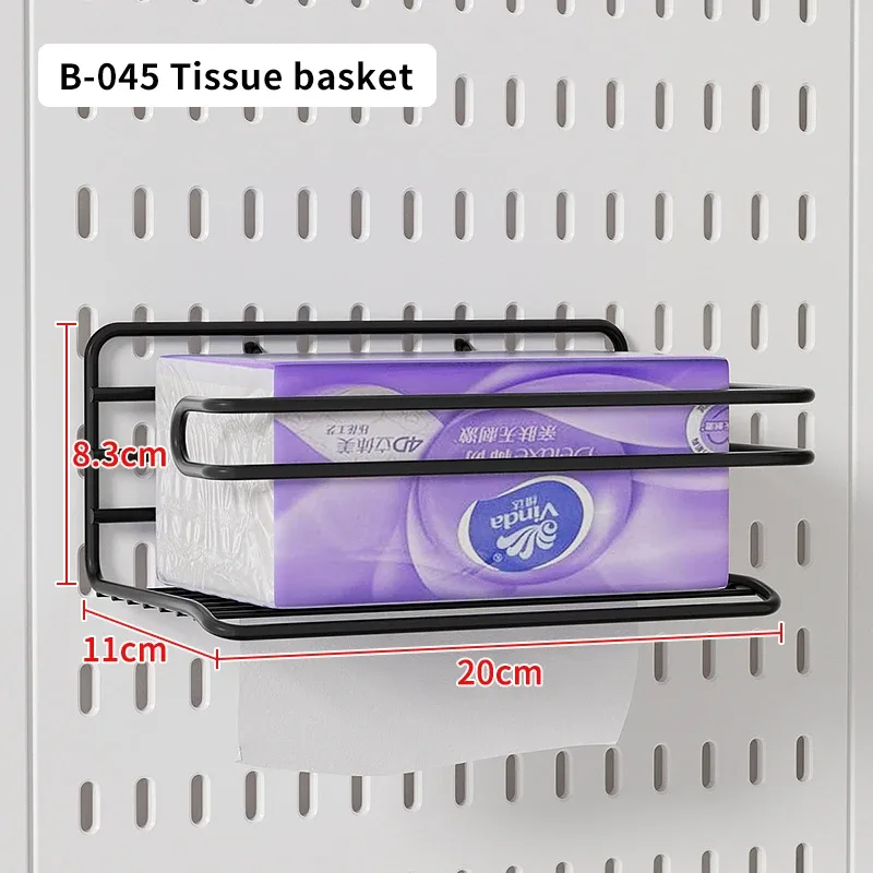Organisateur de bureau Pegboard avec accessoires - Support à poser sans perçage slide 14