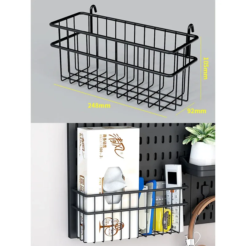 Organisateur de bureau Pegboard avec accessoires - Support à poser sans perçage slide 15