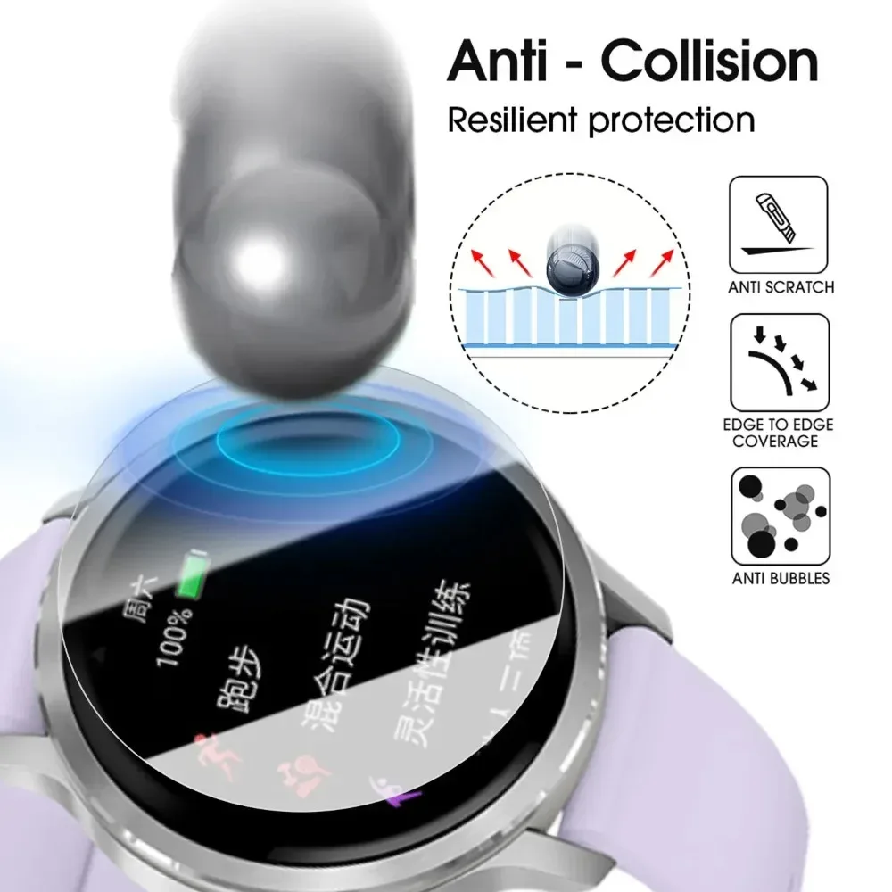 Lot de films de protection d'écran en hydrogel souple pour Garmin Venu 4 (41mm / 45mm) slide 3