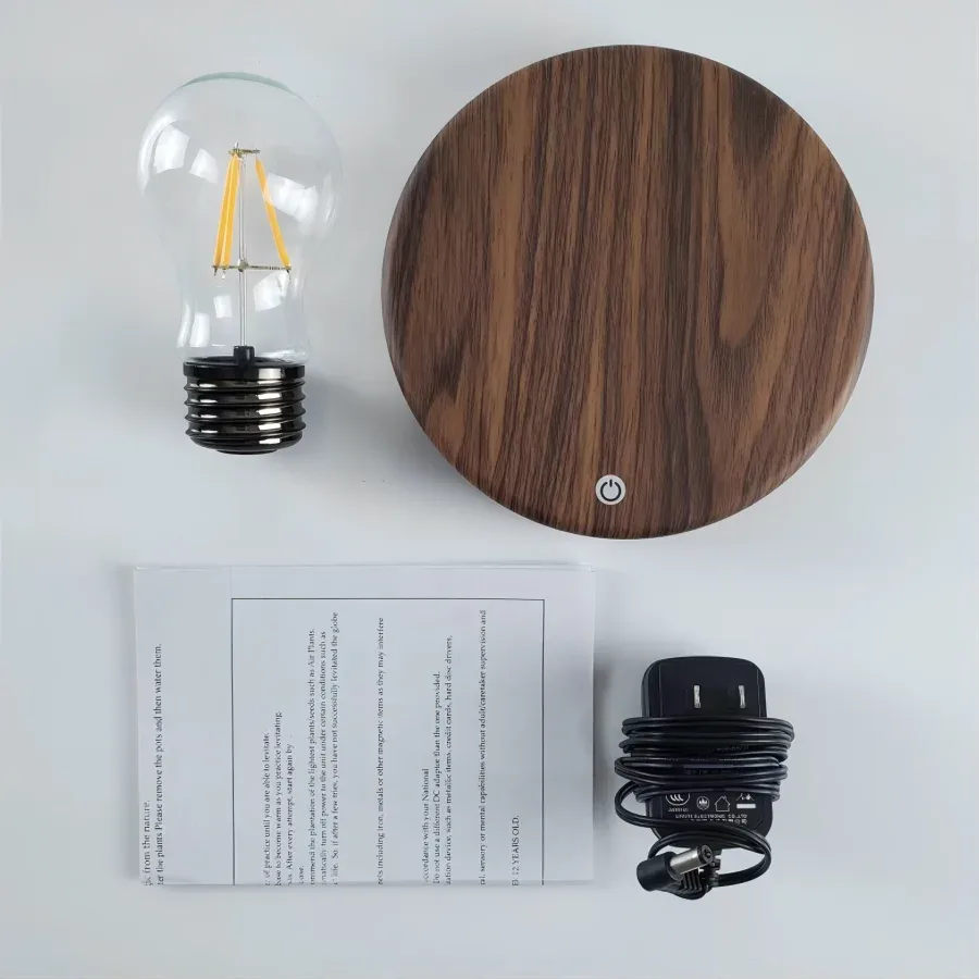 Lampe à lévitation magnétique avec ampoule LED flottante - Image 6