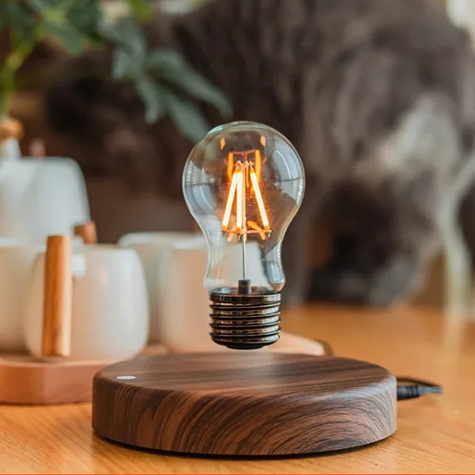Lampe à lévitation magnétique avec ampoule LED flottante slide 7