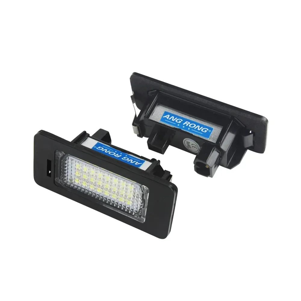 ANGRONG Paire d'Éclairages de Plaque d'Immatriculation LED Canbus pour BMW Série 3 5 E39 E60 E61 E90 E92 slide 3