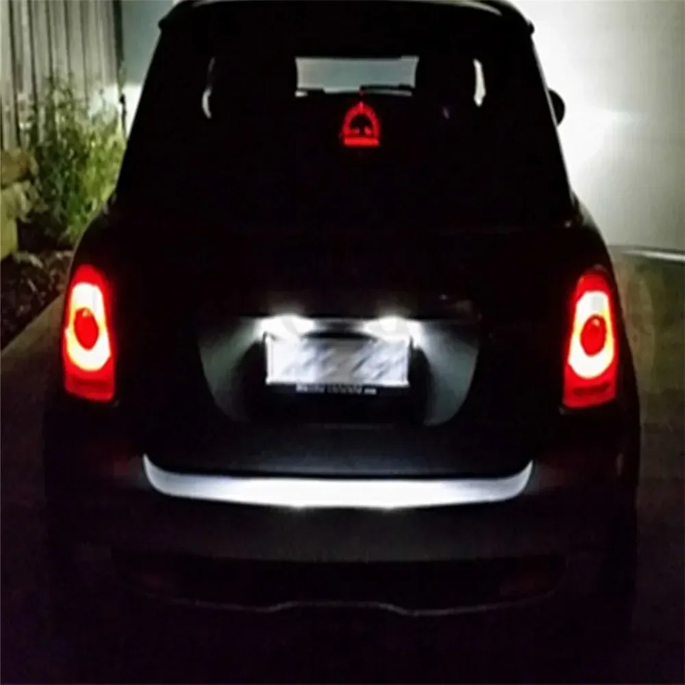 ANGRONG Paire d'Éclairages de Plaque d'Immatriculation LED Canbus pour BMW Série 3 5 E39 E60 E61 E90 E92 slide 5
