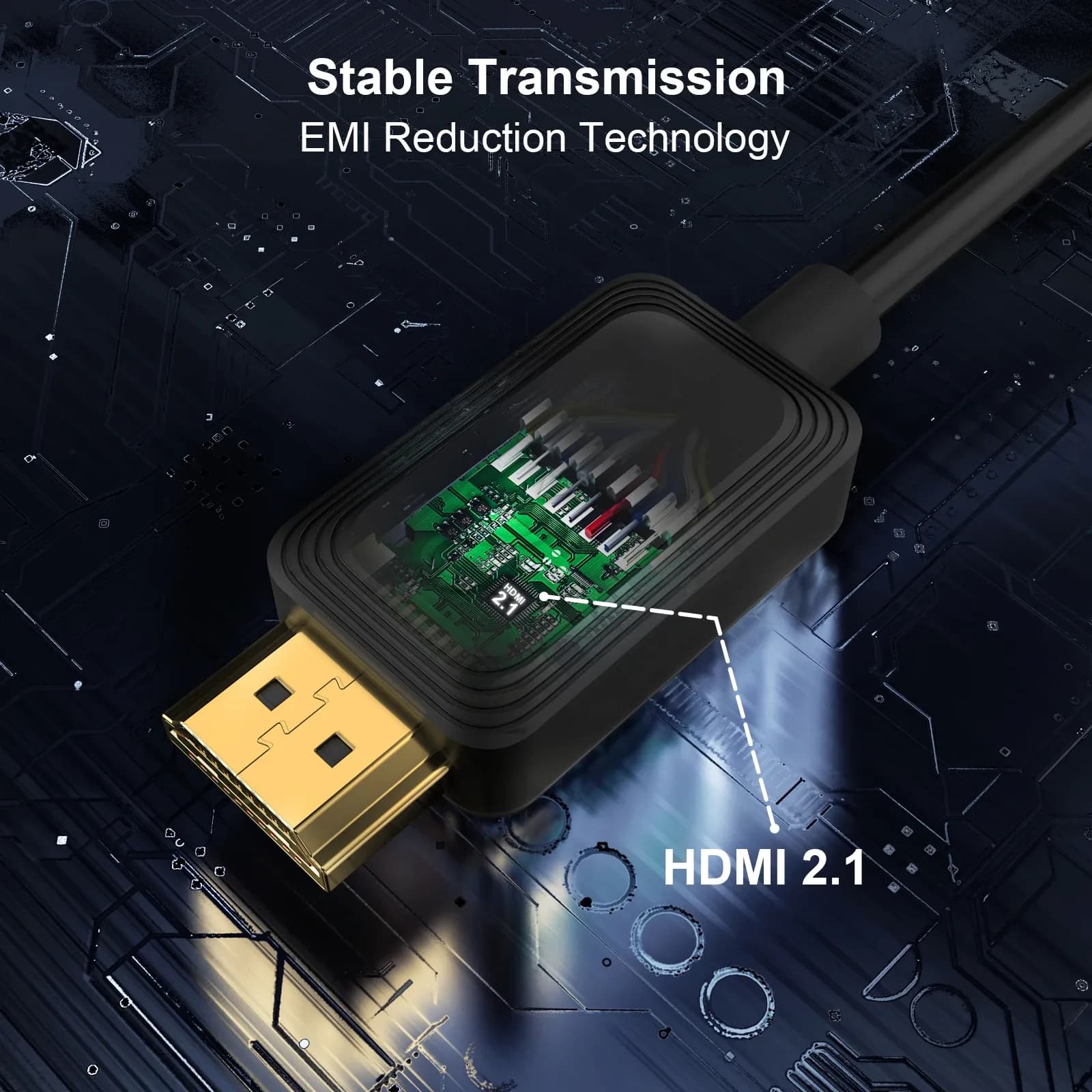 Câble HDMI 2.1 en Fibre Optique FIBBR - 8K @ 60Hz / 4K @ 120Hz - 48 Gbps - eARC & HDR - Image 4