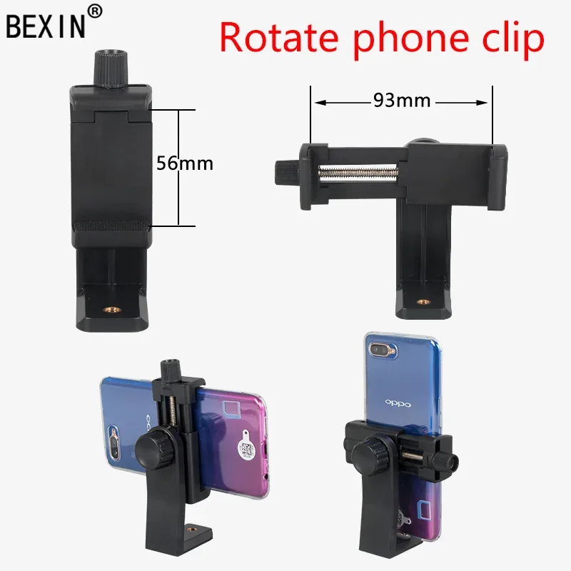 Support adaptateur universel pour smartphone sur trépied slide 12