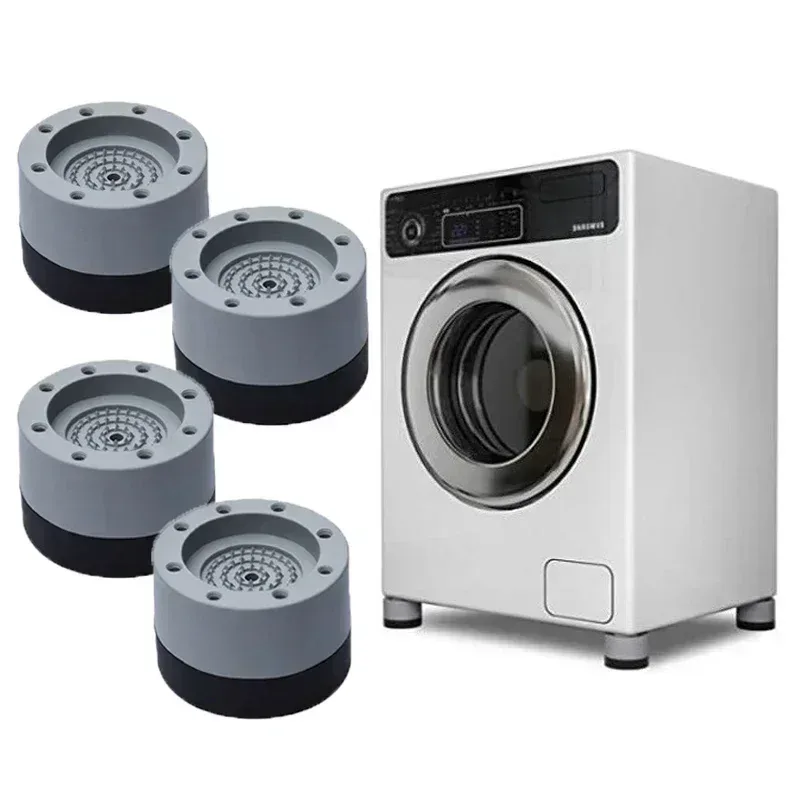 Lot de 4 patins anti-vibration universels pour lave-linge et meubles