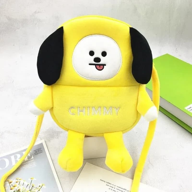 Sac à bandoulière BT21 en peluche slide 5