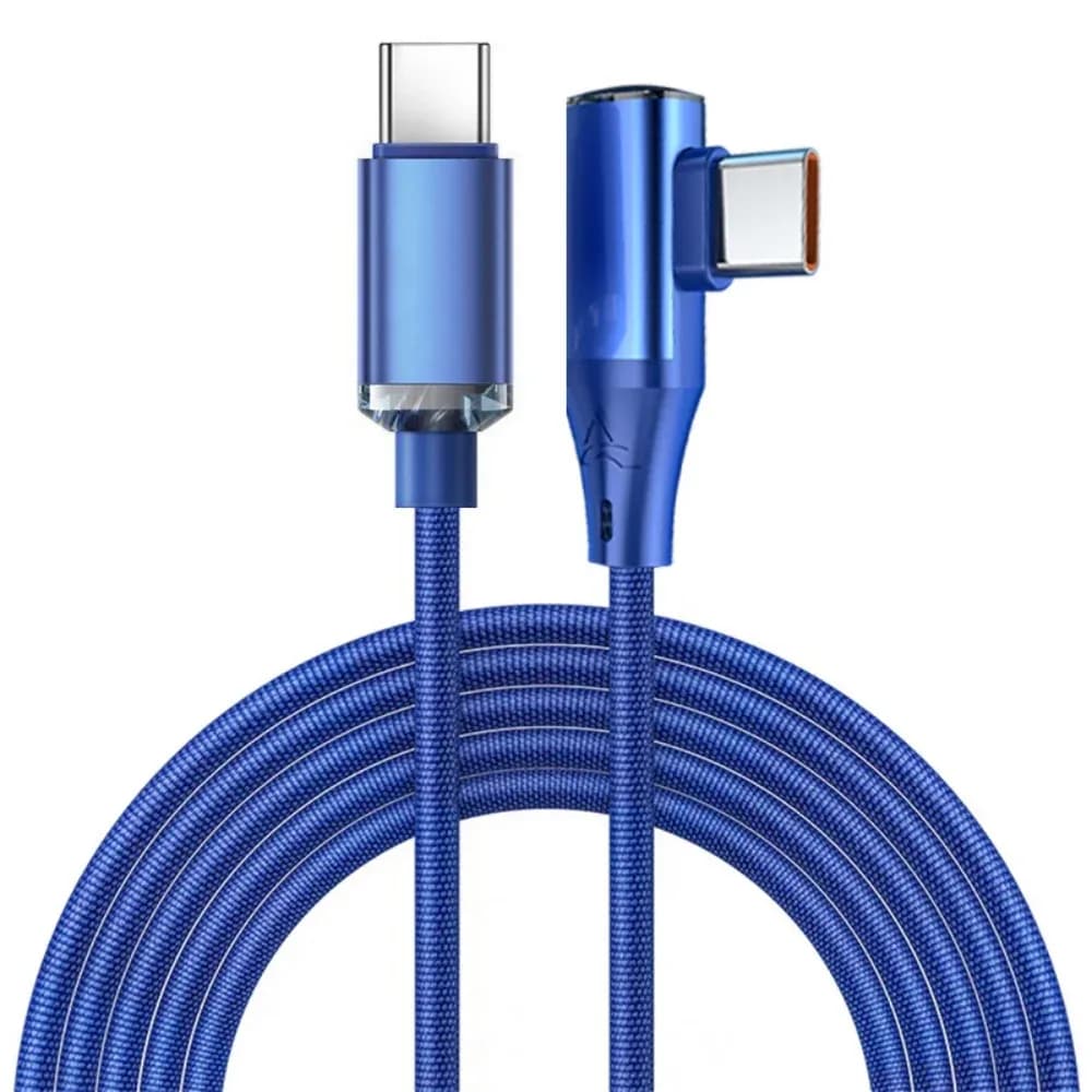 Câble USB-C vers USB-C 120W 6A - Connecteur Coudé à 90° - Charge Rapide et Transfert de Données slide 11