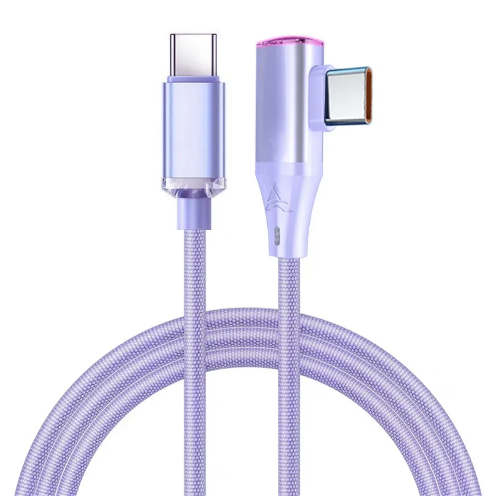 Câble USB-C vers USB-C 120W 6A - Connecteur Coudé à 90° - Charge Rapide et Transfert de Données slide 12