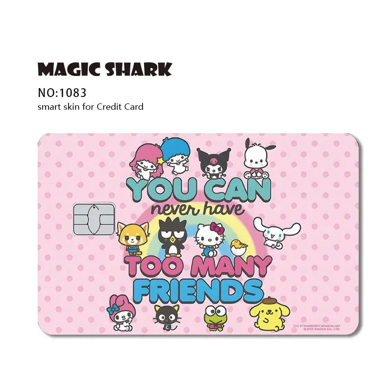 Autocollant Hello Kitty Grenouille pour Carte Bancaire - Fini Mat slide 12
