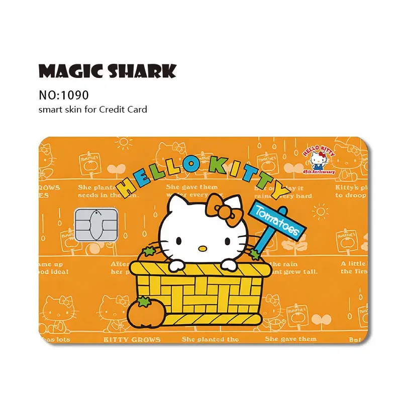 Autocollant Hello Kitty Grenouille pour Carte Bancaire - Fini Mat slide 20