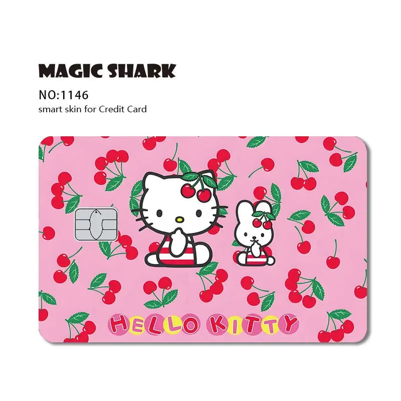 Autocollant Hello Kitty Grenouille pour Carte Bancaire - Fini Mat slide 32