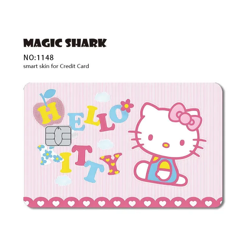 Autocollant Hello Kitty Grenouille pour Carte Bancaire - Fini Mat slide 34