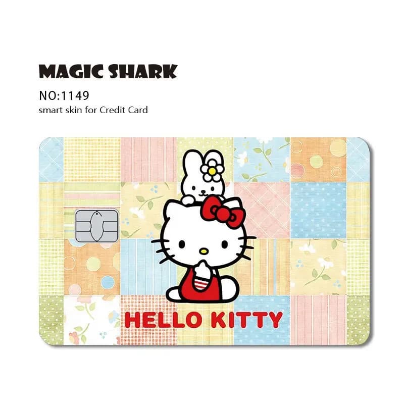 Autocollant Hello Kitty Grenouille pour Carte Bancaire - Fini Mat slide 29