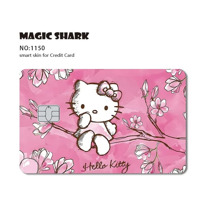 Autocollant Hello Kitty Grenouille pour Carte Bancaire - Fini Mat slide 30