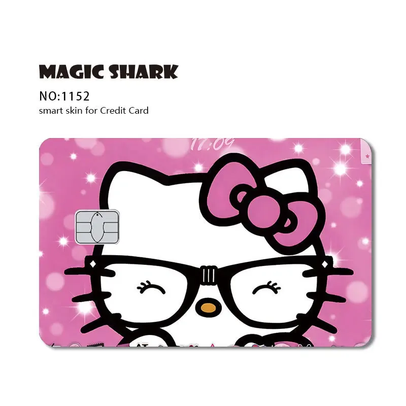 Autocollant Hello Kitty Grenouille pour Carte Bancaire - Fini Mat slide 31