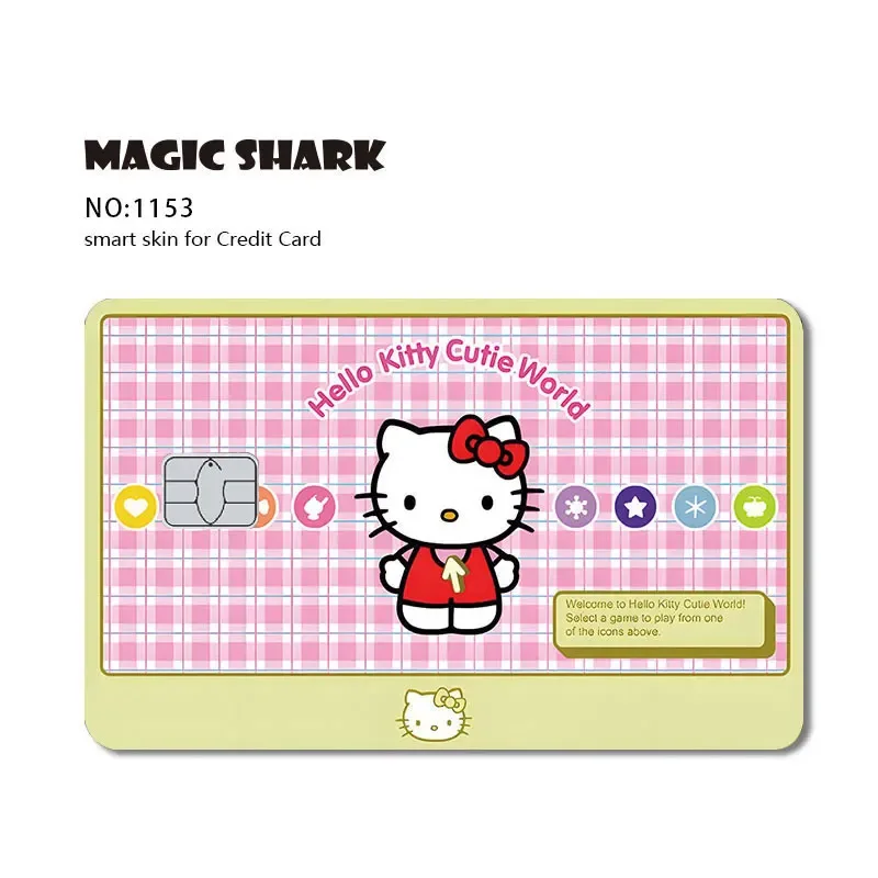 Autocollant Hello Kitty Grenouille pour Carte Bancaire - Fini Mat slide 18