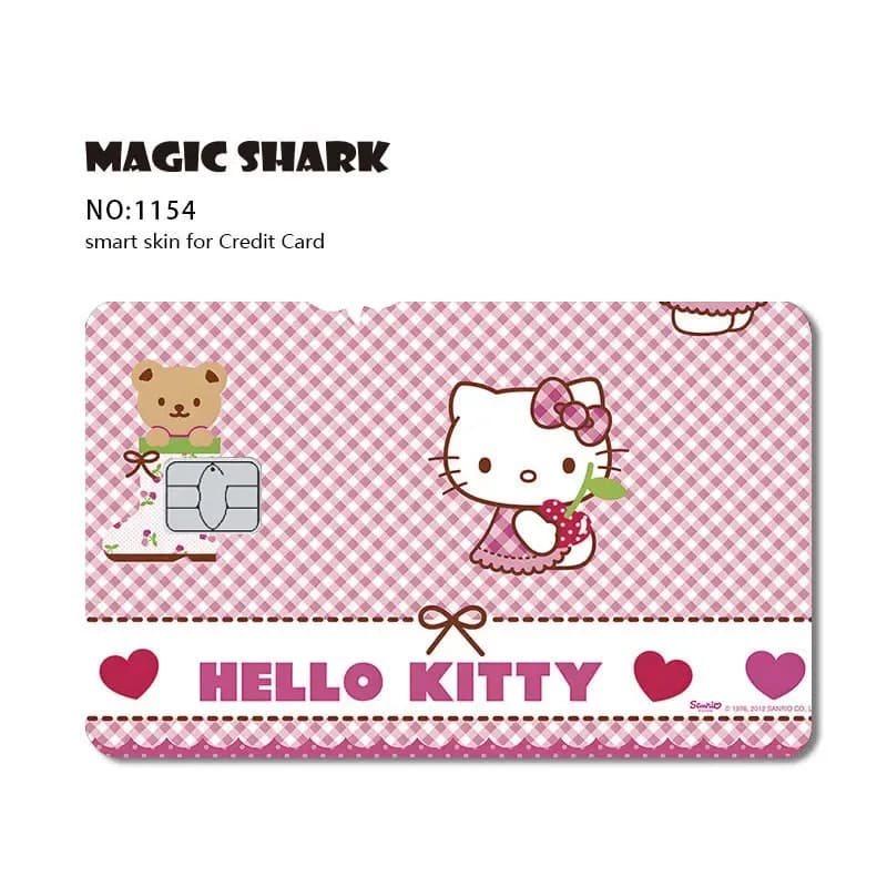 Autocollant Hello Kitty Grenouille pour Carte Bancaire - Fini Mat slide 19