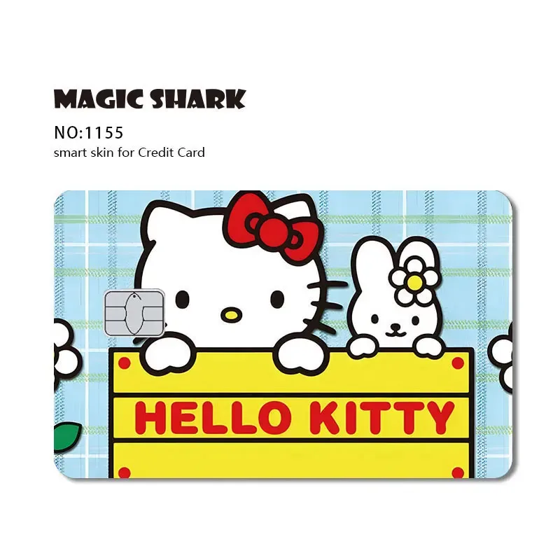Autocollant Hello Kitty Grenouille pour Carte Bancaire - Fini Mat slide 16