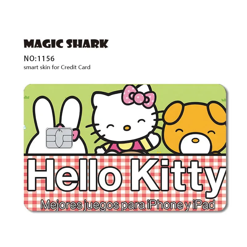 Autocollant Hello Kitty Grenouille pour Carte Bancaire - Fini Mat slide 15