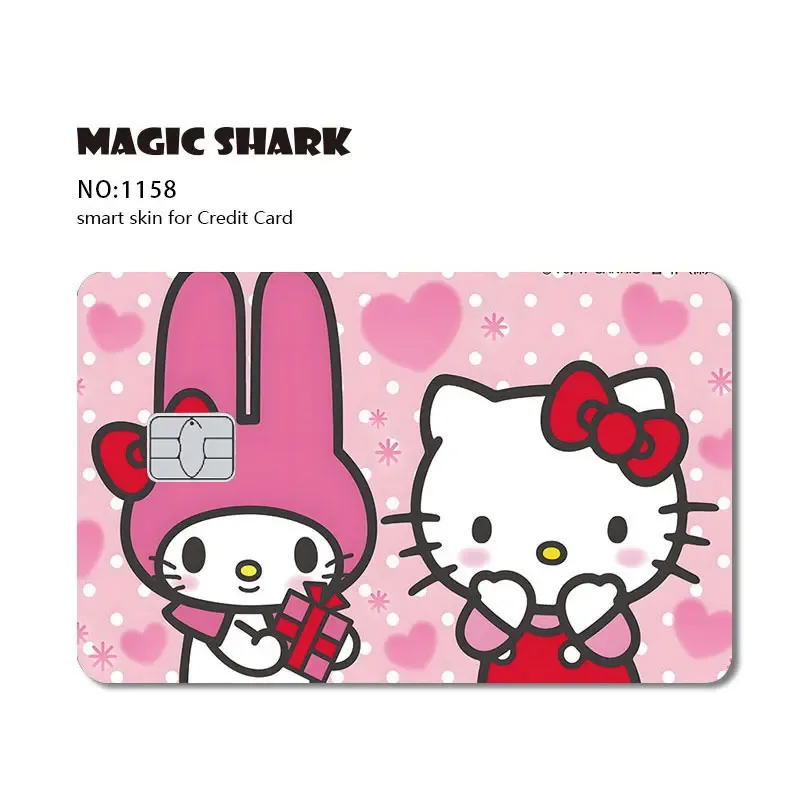 Autocollant Hello Kitty Grenouille pour Carte Bancaire - Fini Mat slide 17